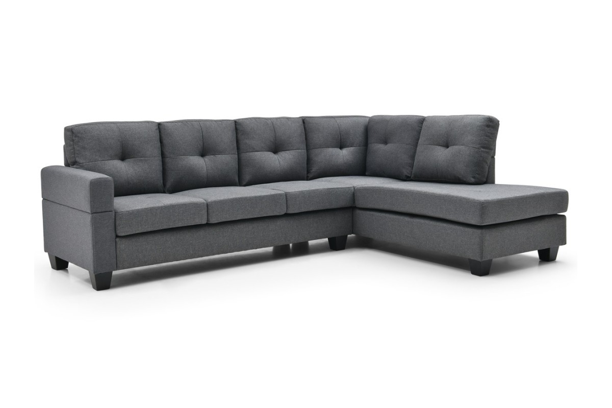 Chaiselongue Rinconera Derecha BRANDON Gris