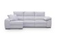 Chaiselongue Esquerda DAMASCO 285 Cm Cinzento (Cama)