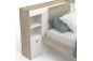 Cama Juvenil compacta LIFE Roble y Blanco