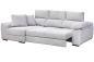 Chaiselongue Esquerda DAMASCO 285 Cm Cinzento (Cama)