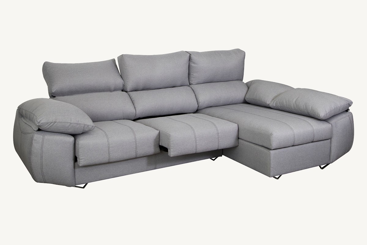 Chaiselongue Derecha BLACK Gris Claro