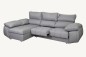 Chaiselongue Left BLACK Cinzento claro