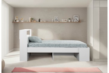 Cama juvenil LANKA compacta 90X190 Branco