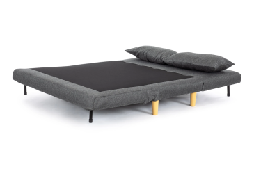 Sofá cama de 2 Plazas tapizado en color Gris oscuro