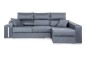 Chaiselongue Derecha OSCAR Cinzento (Veludo 10)