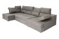 Chaiselongue Rinconera Izquierda COOPER Gris Nido1 (Convertible en Cama)