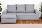 Chaiselongue IGUARAN 188 Gris Claro Reversible