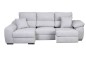 Chaiselongue Esquerda DAMASCO 285 Cm Cinzento (Cama)