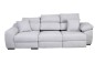 Chaiselongue Esquerda DAMASCO 285 Cm Cinzento (Cama)