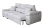 Chaiselongue Esquerda DAMASCO 285 Cm Cinzento (Cama)