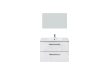 Mueble de baño 80 cm con 2 cajones en color FRESNO