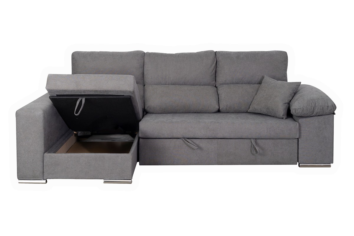 Cama esquerda Chaiselongue CAGLIARI Cinzento