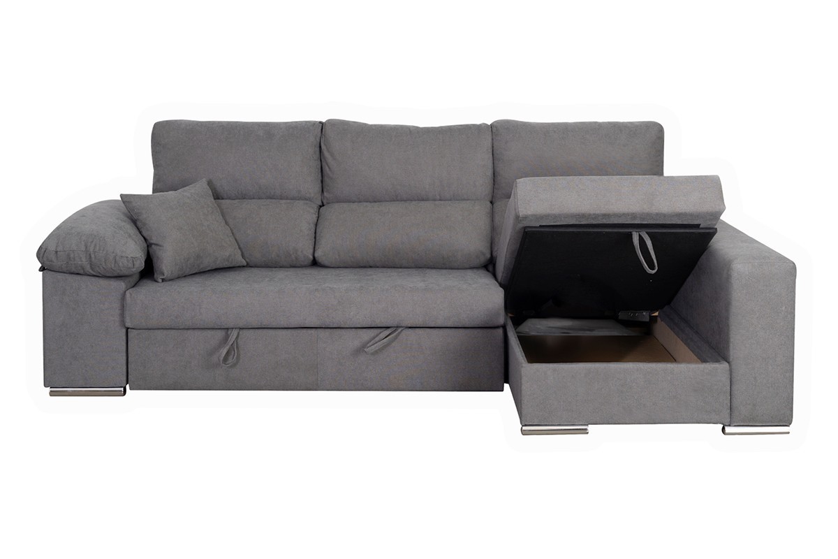 Chaiselongue Cama Derecha CAGLIARI Gris