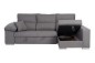 Chaiselongue Cama Derecha CAGLIARI Cinzento