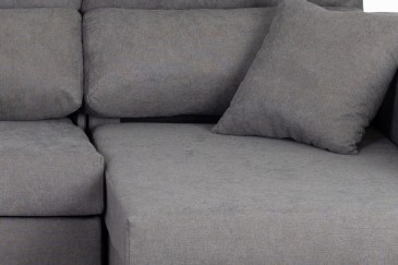 Sofá chaiselonge Cama CAGLIARI Gris al MEJOR PRECIO