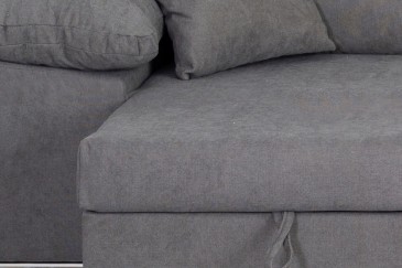 Sofá chaiselonge Cama CAGLIARI Gris al MEJOR PRECIO