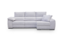 Chaiselongue direito DAMASCO 285 Cm Cinzento prateado (Cama)