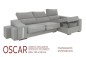 Chaiselongue Derecha OSCAR Gris Nido