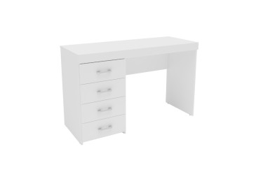 Mesa Blanca Malta para Oficina: Diseño Moderno y Práctico