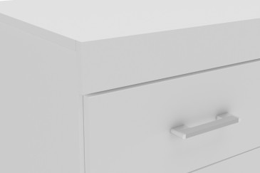 Mesa Blanca Malta para Oficina: Diseño Moderno y Práctico