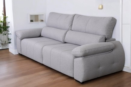 Sofá 3 lugares DIOR 245 Cm Gris (Cama)