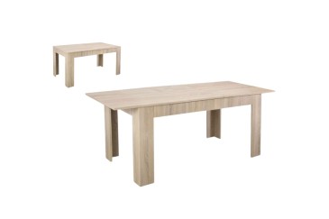 Mesa de salón - comedor extensible 138 - 178 cm. en Roble