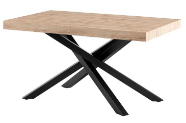 Mesa de jantar extensível 140/180x90 com pernas de metal ao MELHOR PREÇO