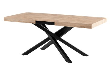 Mesa de jantar extensível 140/180x90 com pernas de metal ao MELHOR PREÇO