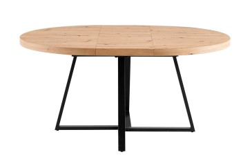 Mesa de jantar extensível RAJANA Natural