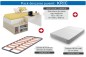 Pack SAVING Cama KRIC + Base de cama + Colchão Visco LUND 90x190