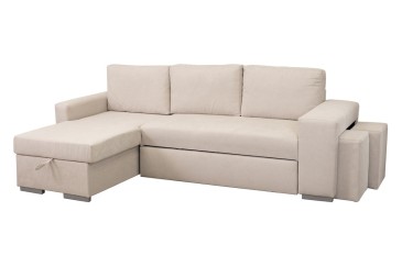 Sofá chaise longue Cama Bege ao MELHOR PREÇO