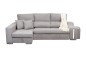 Chaiselongue Cama Izquierda AMARETTO Gris