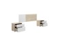 PACK Dormitorio MAIA + Somier láminas + Colchón LUND 135