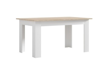 PACK de 1 Mesa de salón + 4 Sillas NORDIC Blancas