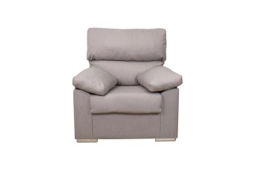 Sillón RUBEN Beige claro al MEJOR PRECIO