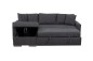 Sofá Chaiselongue Cama LISBOA Gris Oscuro REVERSIBLE