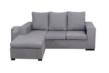 Sofá Chaiselongue de Diseño 3P reversible en color GRIS al MEJOR PRECIO