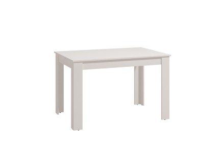 Mesa de salón - comedor 120x80 cm. en blanco