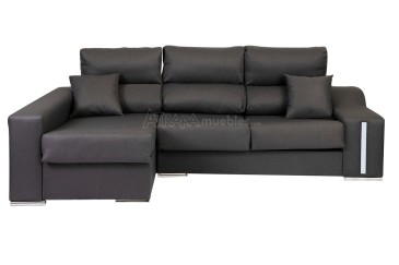 Chaiselongue Izquierda OSCAR Gris Oscuro