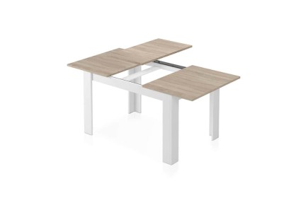 PACK MEDITERRANEO Mesa + 4 cadeiras NORDIC brancas design