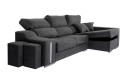 Chaiselongue Derecha OSCAR Gris Oscuro