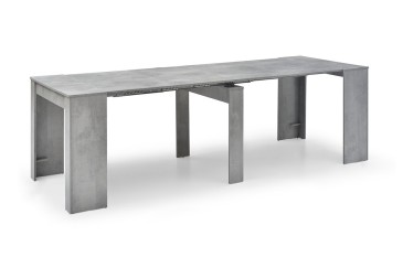 Mesa Consola comedor extensible 250 Cemento