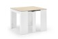 Mesa Consola extensible ALLONGO 250 Blanco y Roble