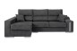 Chaiselongue esquerdo OSCAR Cinzento escuro (sNido1)
