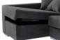 Chaiselongue esquerdo OSCAR Cinzento escuro (sNido1)