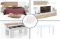 Apartamento completo 9 - COUPLE (Pack Mesa de vidro + 4 cadeiras Yuri brancas)
