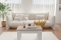 Mesa centro Elevable VIKA Roble y Blanco