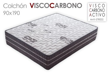 Colchão 90x190 VISCO CARBON ACTIVE CARBON ao melhor preço da Internet