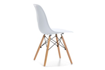 PACOTE de 1 mesa de centro extensível + 4 cadeiras TOWER em cor branca